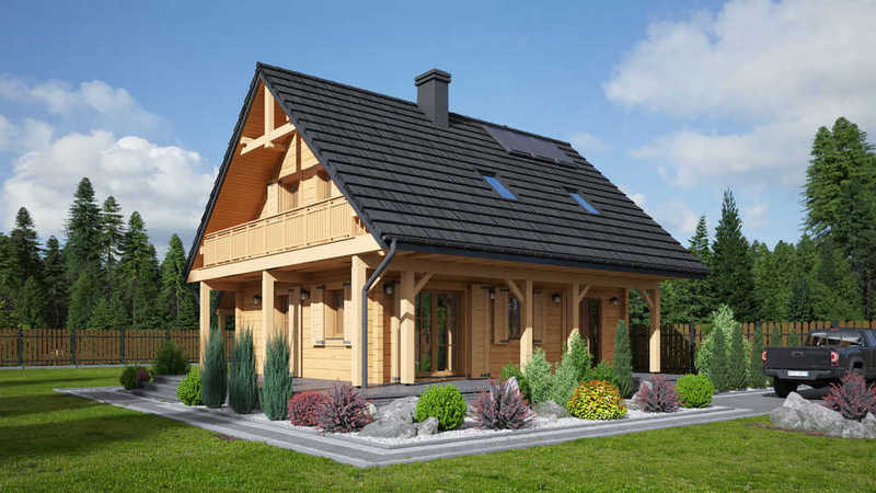 Holzhaus aus polen 553-2