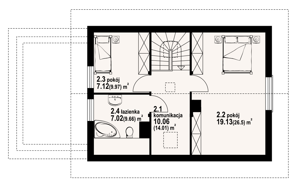 Ausbauhaus mit KfW 55