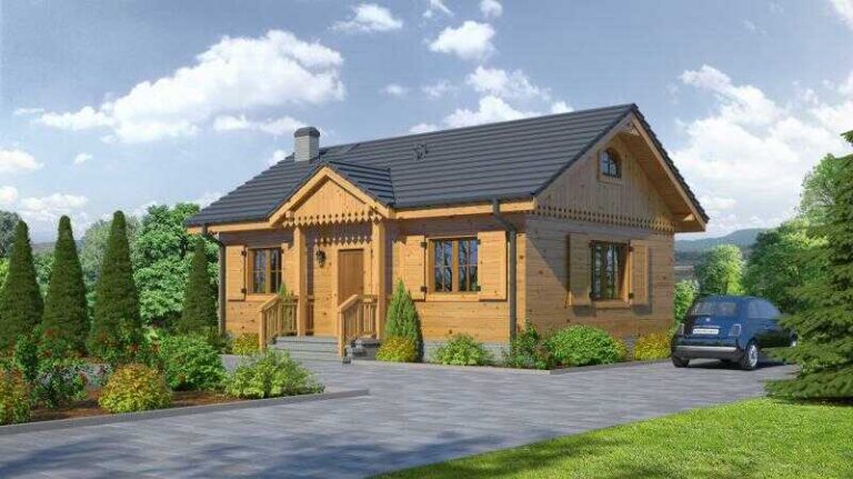 Bungalow Ferienhäuser EH52855 Winterfestes Holzhäuser