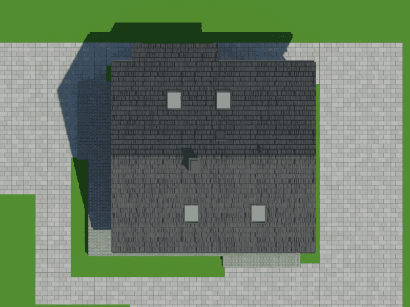 Wohnblockhäuser mit Montage