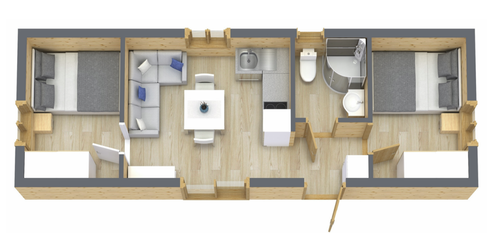 Mobilheim, Mobilhaus