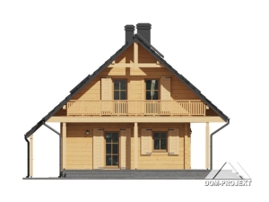 Holzblockhaus Wohnhaus