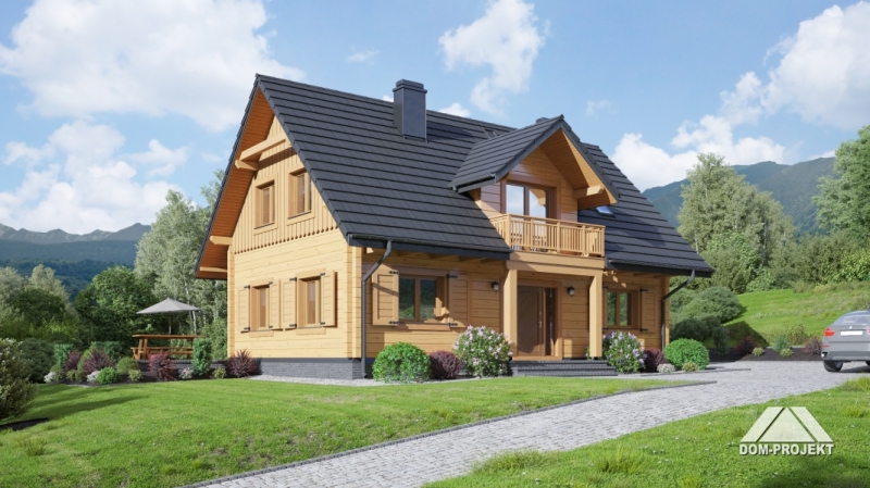 Holzblockhaus aus Polen