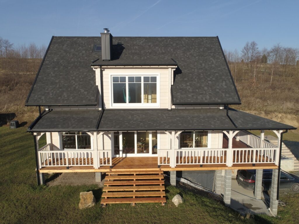 Holzhaus Fertighaus 1,5 Etagen